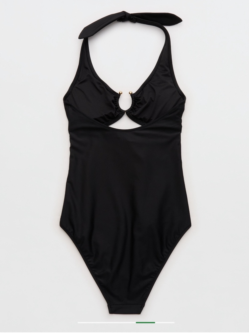 [Aerie] NWT Horseshoe Ring Halter Full Coverage One Piece Swimsuit - Picture 3 of 8